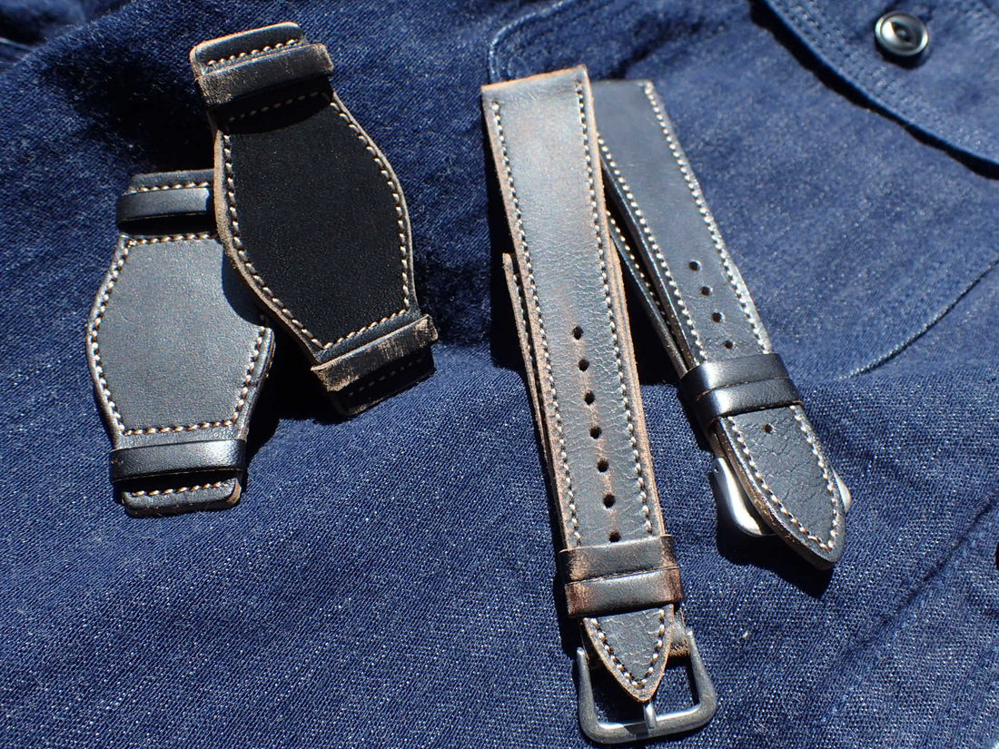 人気のホースレザーに台座が追加されました。