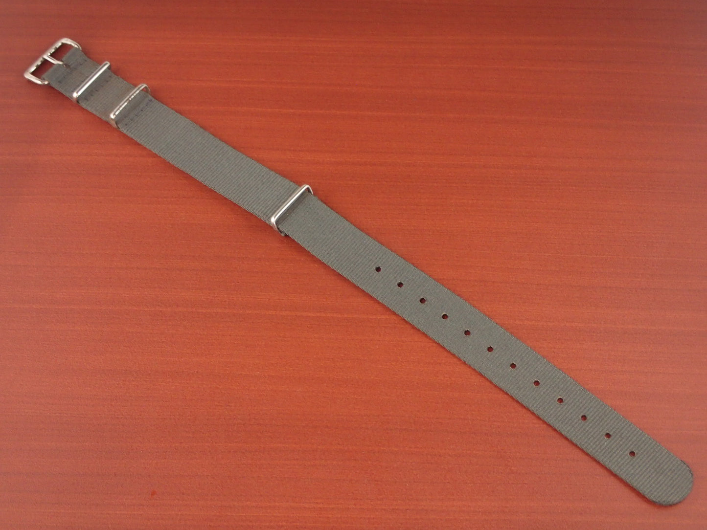 <tc>N.O.S. 1970s Vintage NATO Nylon Belt Admiralty Gray 18mm</tc>