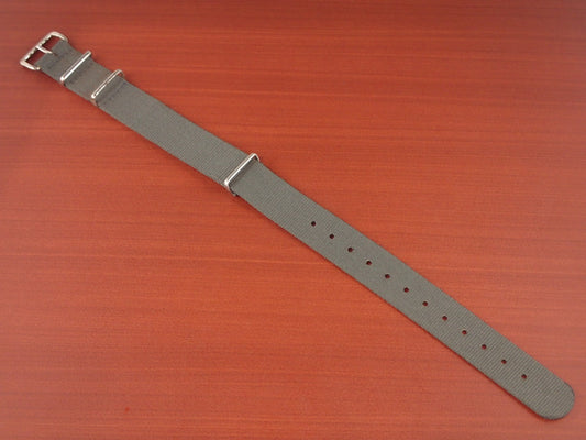 <tc>N.O.S. 1970s Vintage NATO Nylon Belt Admiralty Gray 18mm</tc>