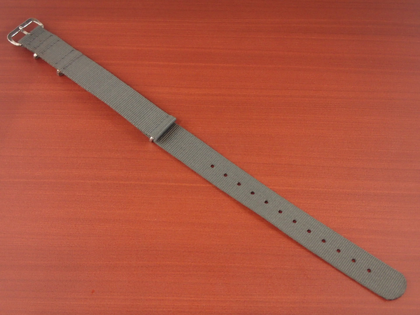 <tc>N.O.S. 1970s Vintage NATO Nylon Belt Admiralty Gray 18mm</tc>