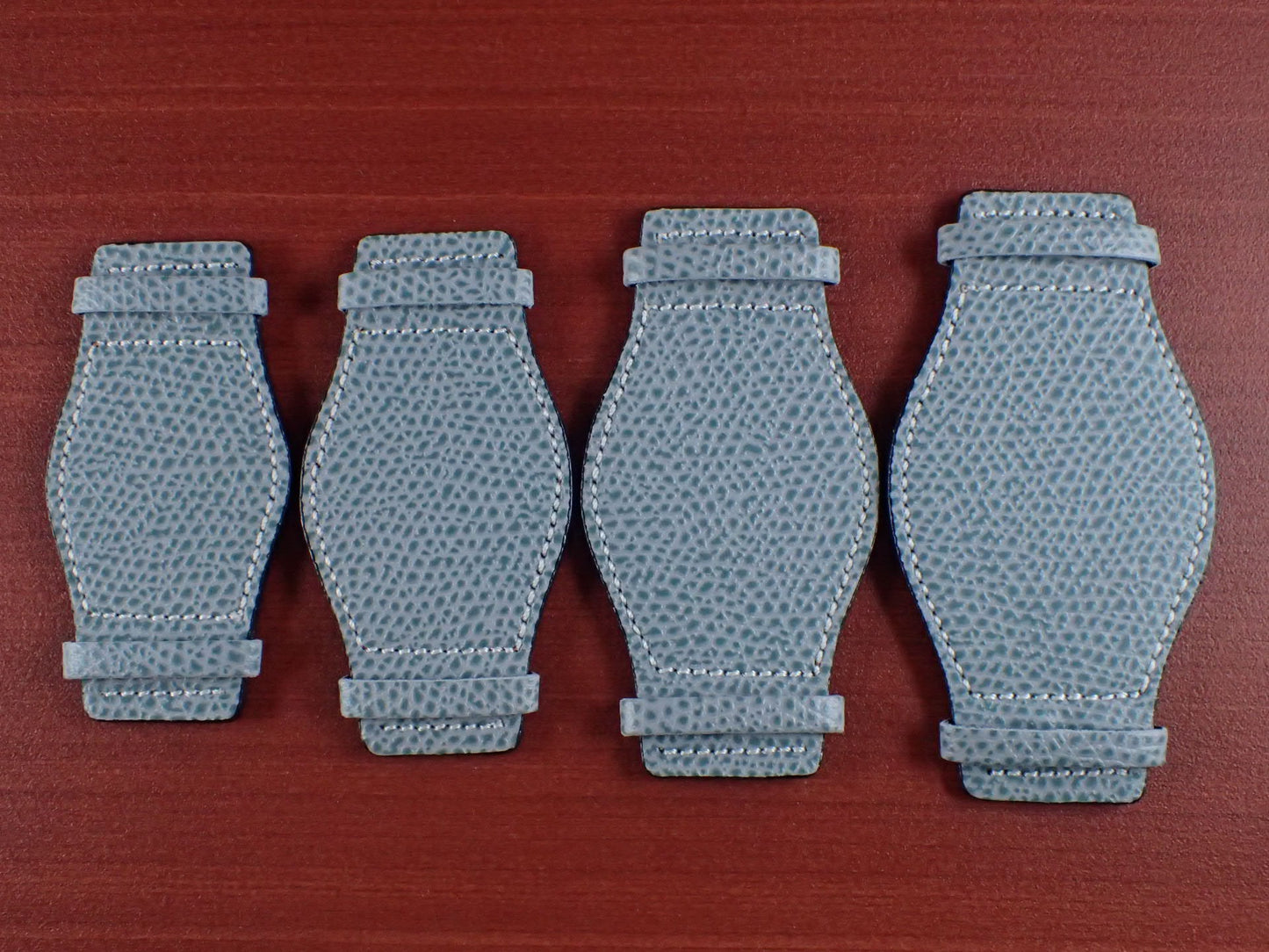 DEGERMANN DAUPHIN Embossed calf <tc>Pad</tc> (Powder Blue)