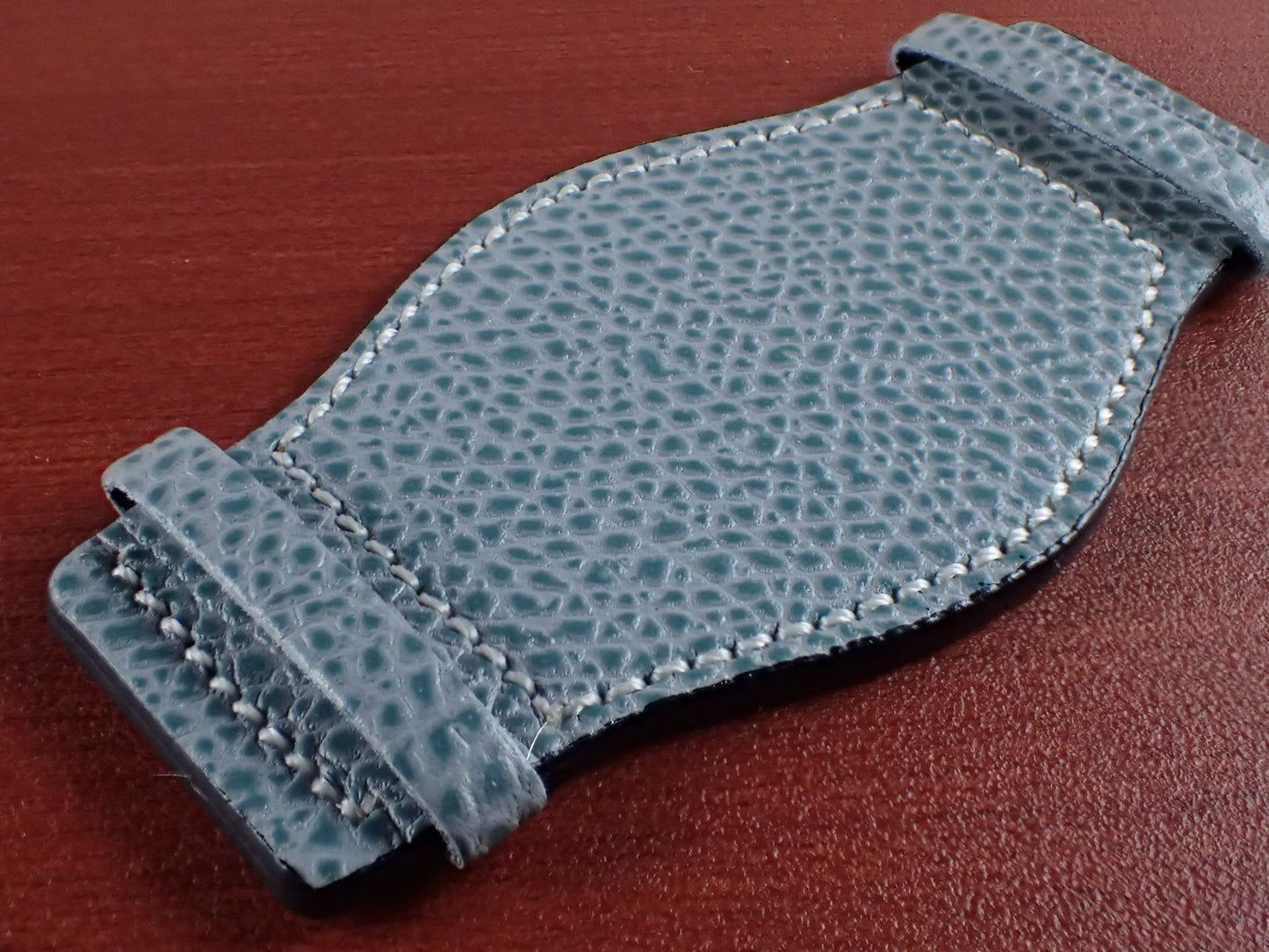 DEGERMANN DAUPHIN Embossed calf <tc>Pad</tc> (Powder Blue)