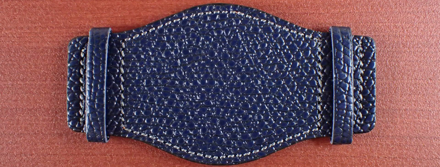 DEGERMANN DAUPHIN Embossed calf <tc>Pad</tc> (Navy)