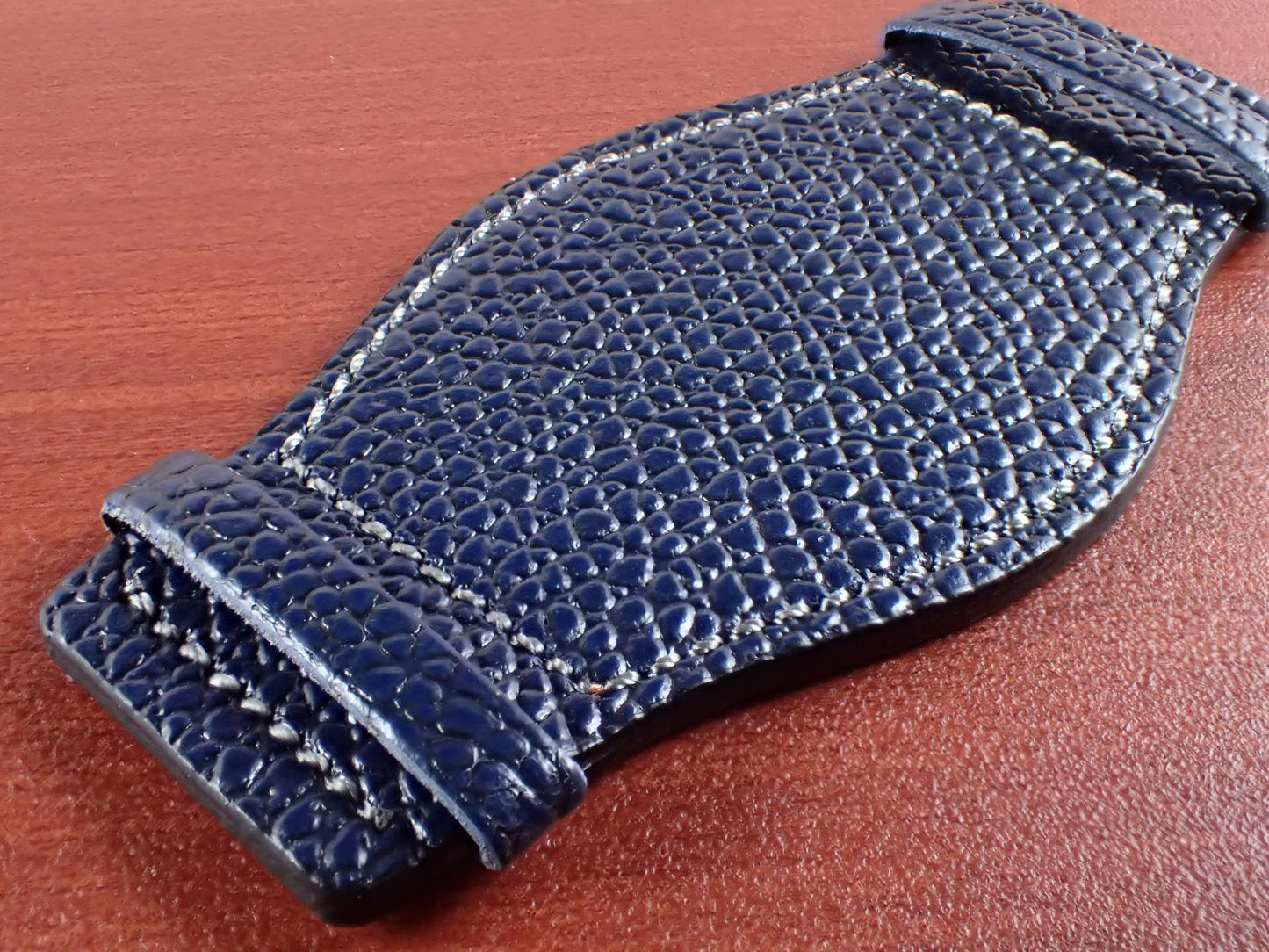 DEGERMANN DAUPHIN Embossed calf <tc>Pad</tc> (Navy)