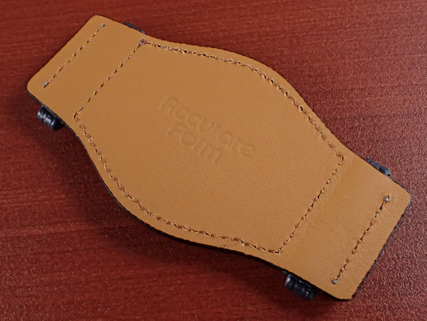 DEGERMANN DAUPHIN Embossed calf <tc>Pad</tc> (Navy)