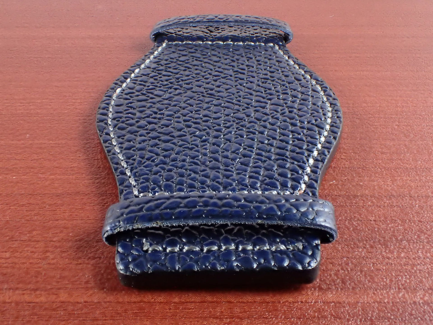 DEGERMANN DAUPHIN Embossed calf <tc>Pad</tc> (Navy)