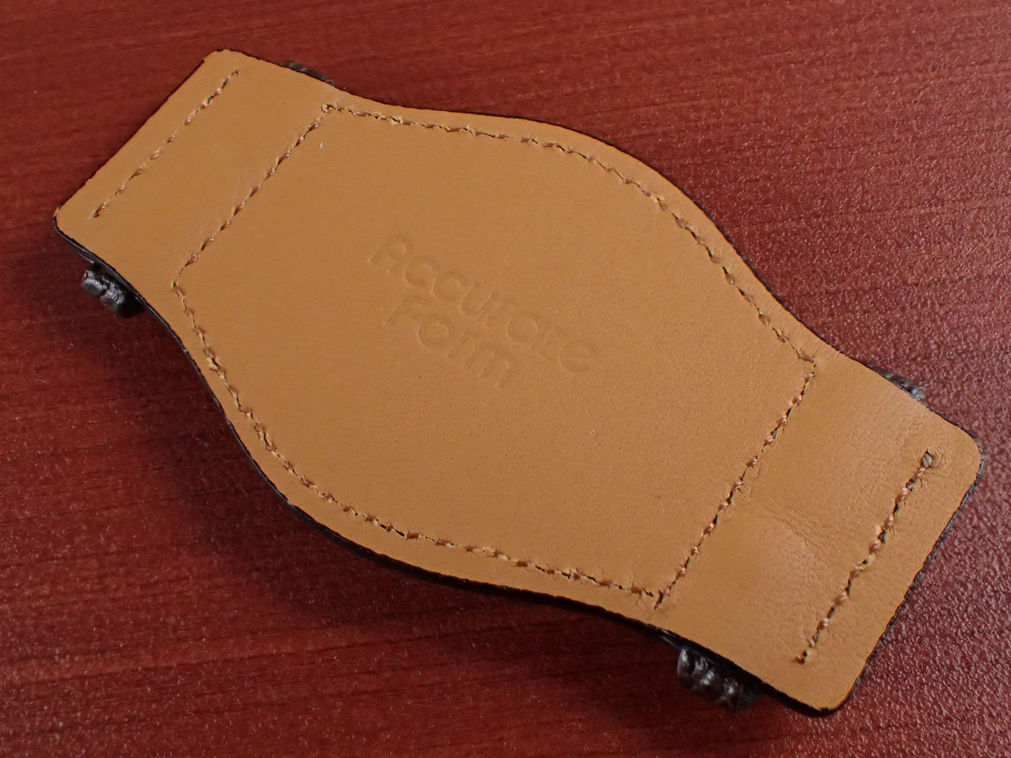 DEGERMANN DAUPHIN Embossed calf <tc>Pad</tc> (Dark Brown)