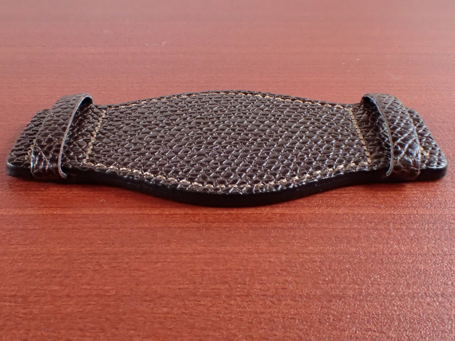 DEGERMANN DAUPHIN Embossed calf <tc>Pad</tc> (Dark Brown)