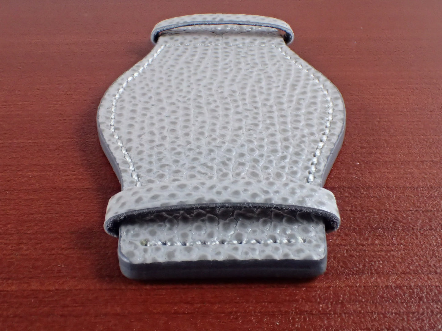 DEGERMANN DAUPHIN Embossed calf <tc>Pad</tc> (Ash Gray)