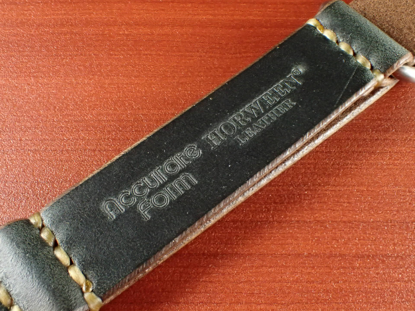 <tc>HORWEEN CHROMEXCEL NATO Type Strap Made to order (Navy)
</tc>