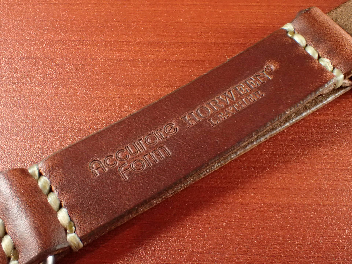 <tc>HORWEEN CHROMEXCEL NATO Type Strap Made to order  (Timber)
</tc>