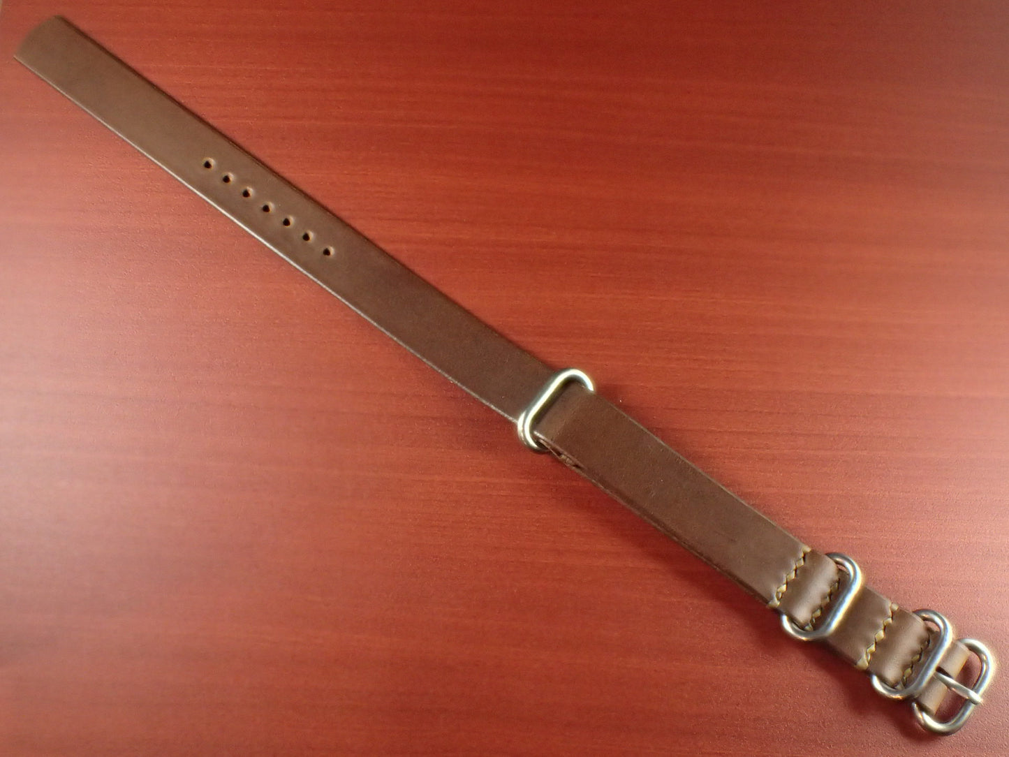 <tc>HORWEEN CHROMEXCEL NATO Type Strap Made to order  (Natural)
</tc>