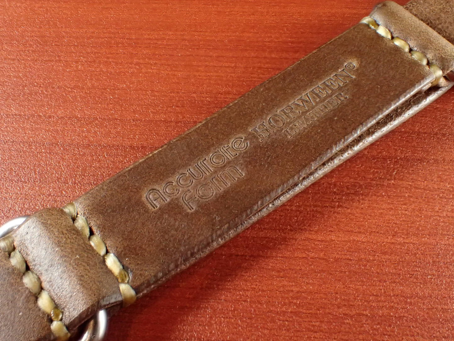 <tc>HORWEEN CHROMEXCEL NATO Type Strap Made to order  (Natural)
</tc>