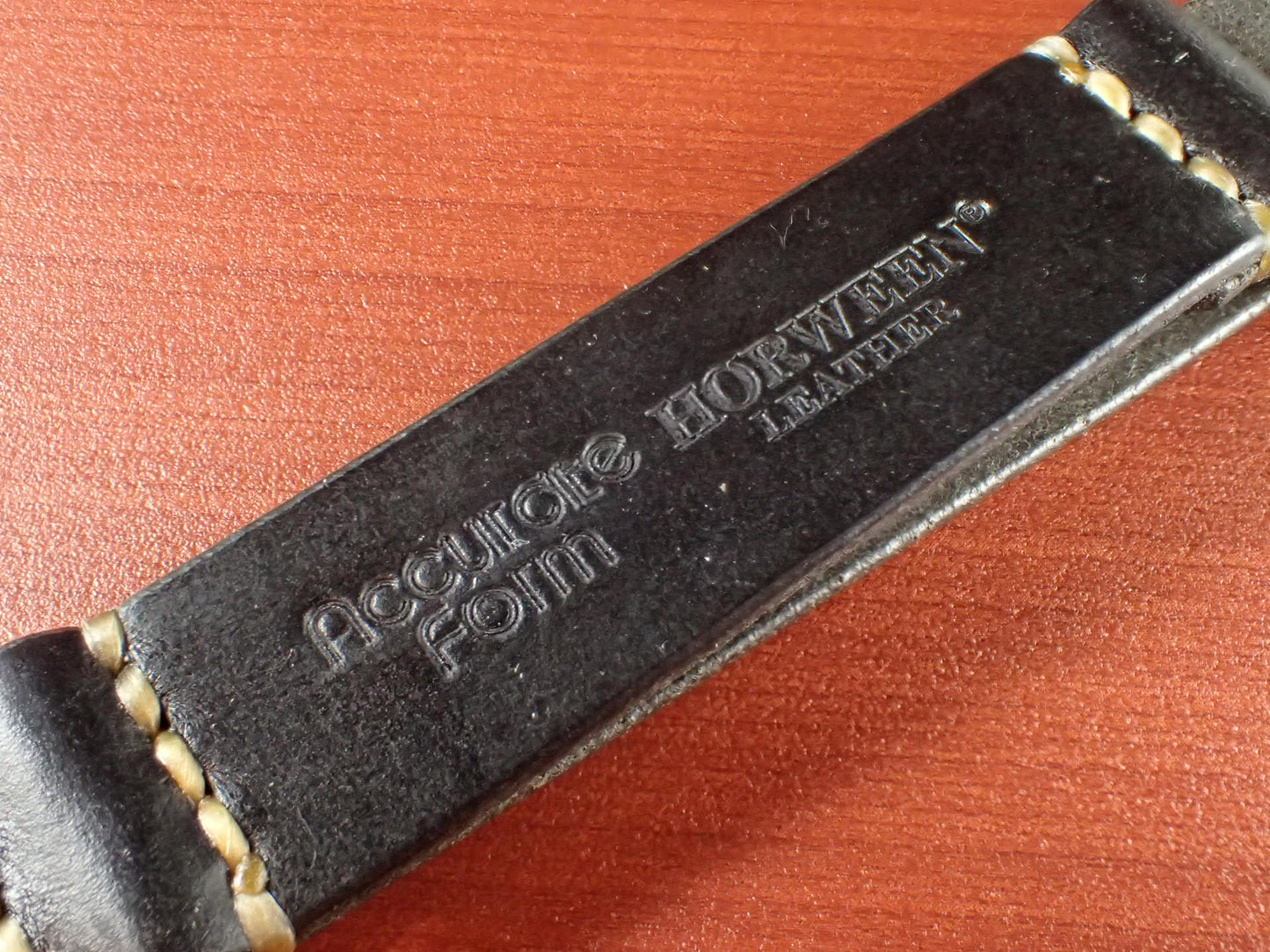 <tc>HORWEEN CHROMEXCEL NATO Type Strap Made to order  (Black)
</tc>