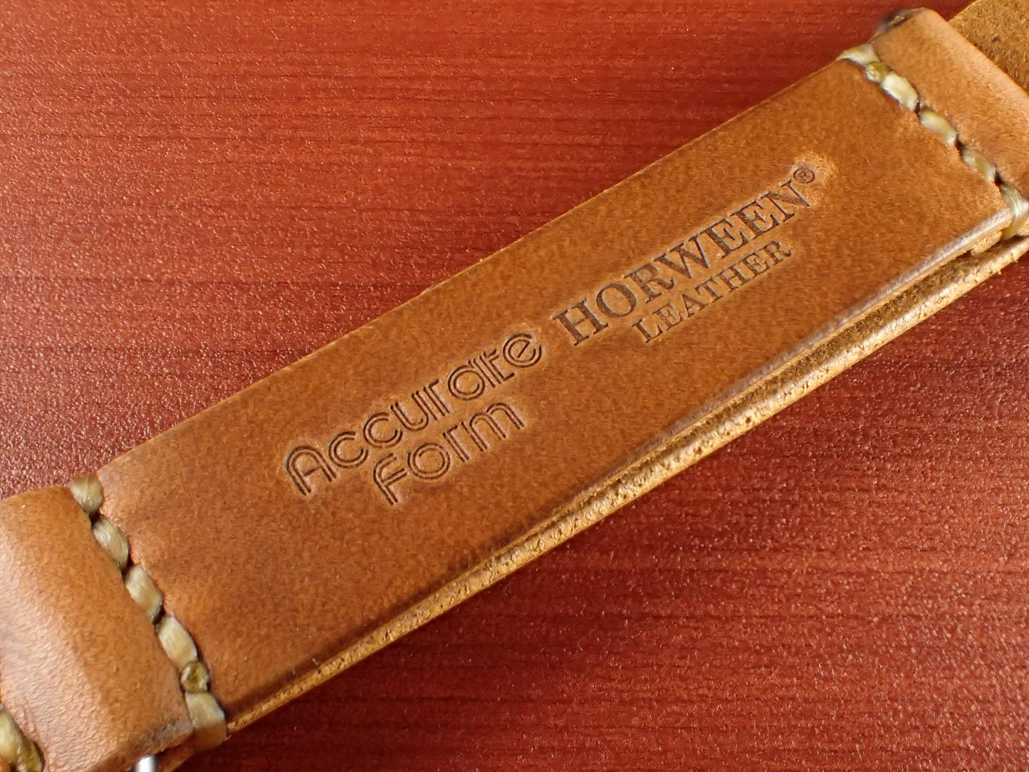 <tc>HORWEEN CHROMEXCEL NATO Type Strap Made to order  (Mocha)
</tc>