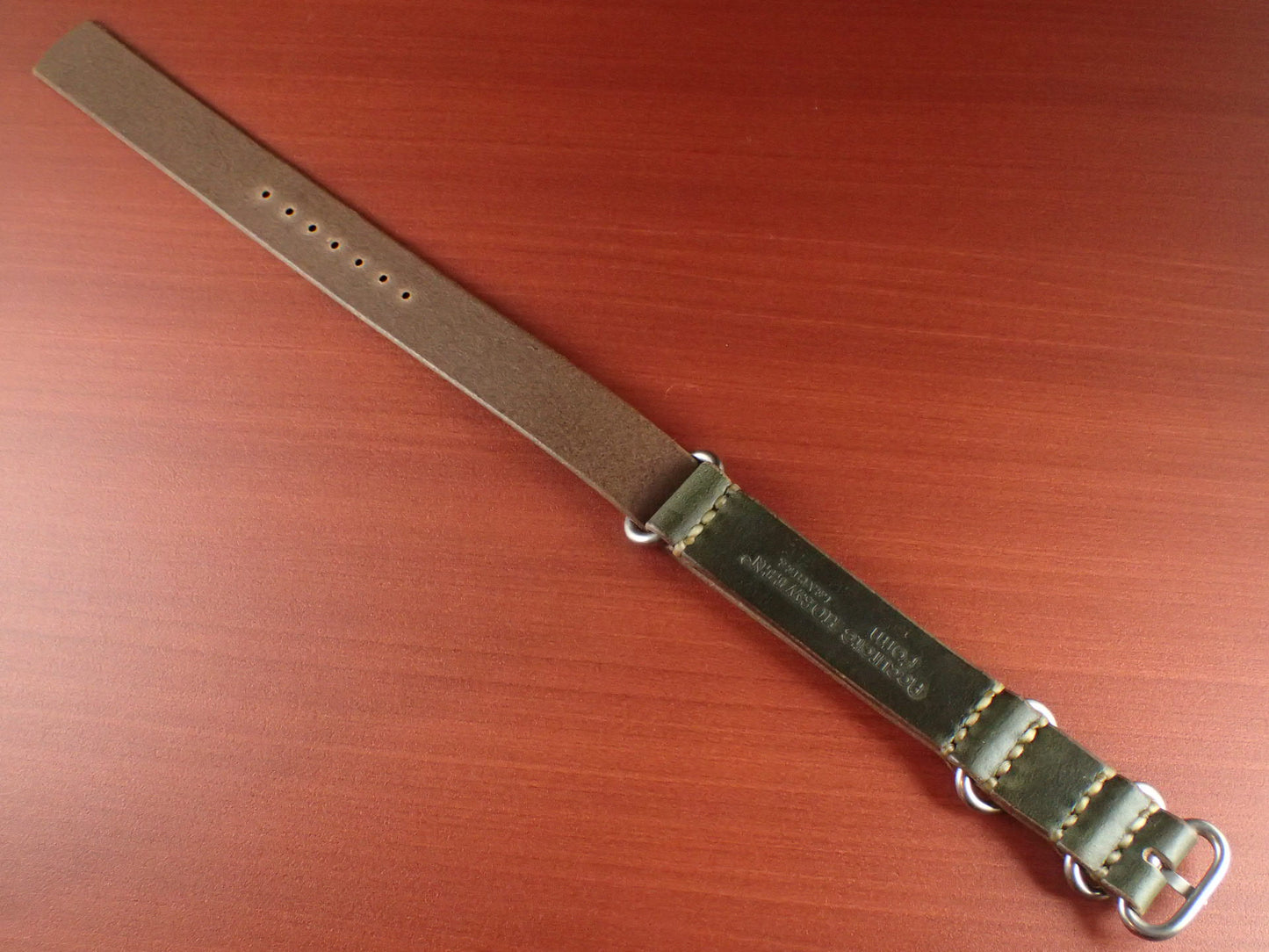 HORWEEN CHROMEXCEL NATO Type Strap 受注生産 (Green)