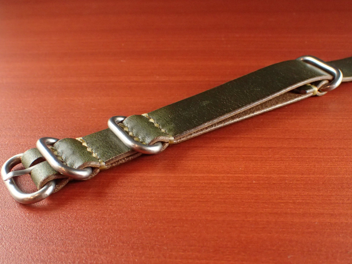 HORWEEN CHROMEXCEL NATO Type Strap 受注生産 (Green)