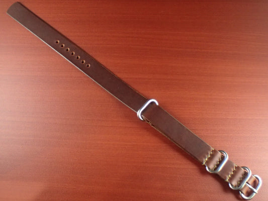 HORWEEN CHROMEXCEL NATO Type Strap 受注生産 (Chocolate)