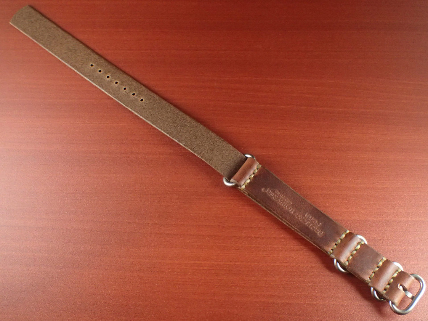 HORWEEN CHROMEXCEL NATO Type Strap 受注生産 (Chocolate)
