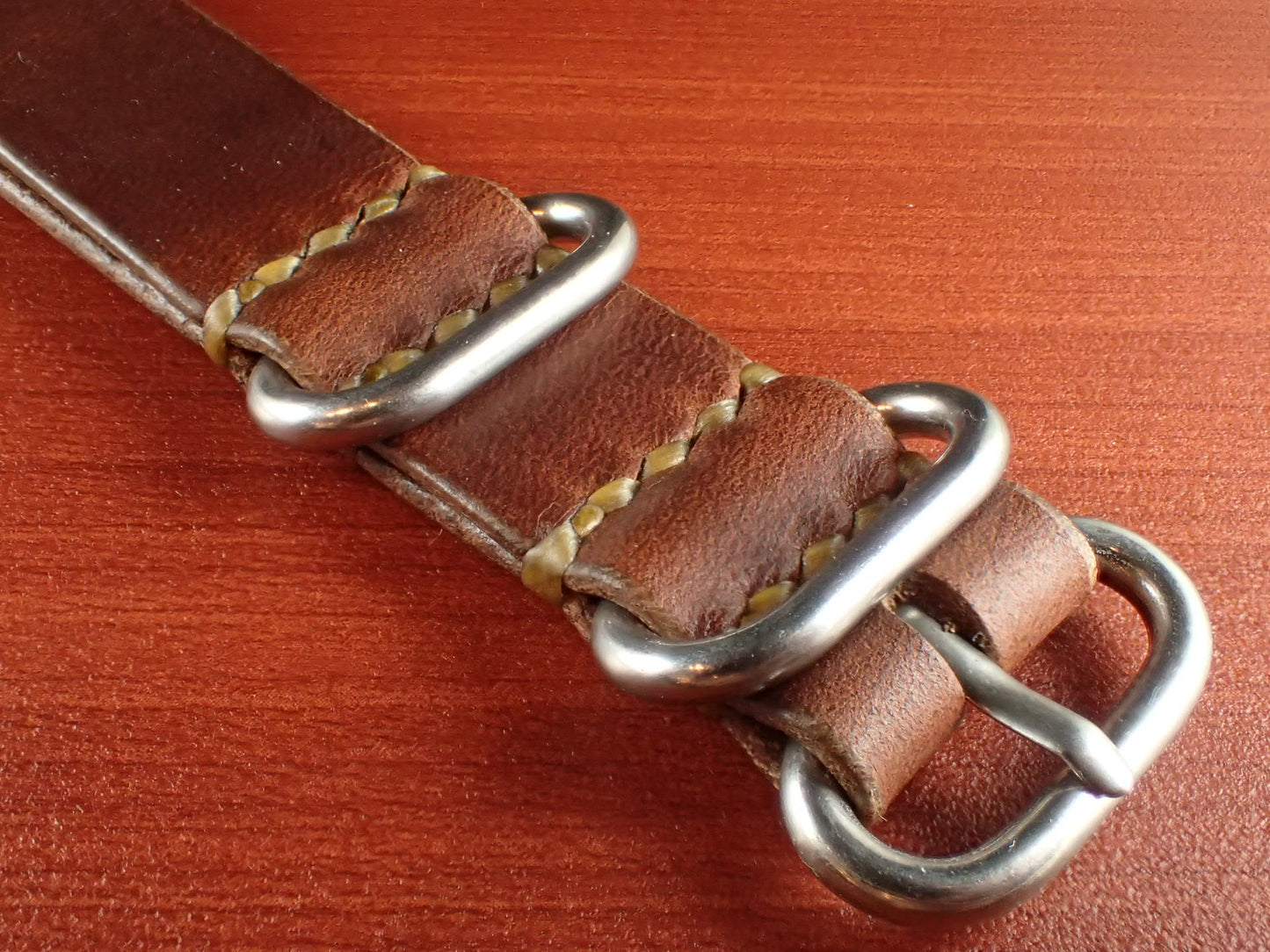HORWEEN CHROMEXCEL NATO Type Strap 受注生産 (Chocolate)