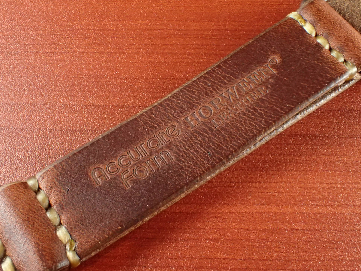 HORWEEN CHROMEXCEL NATO Type Strap 受注生産 (Chocolate)