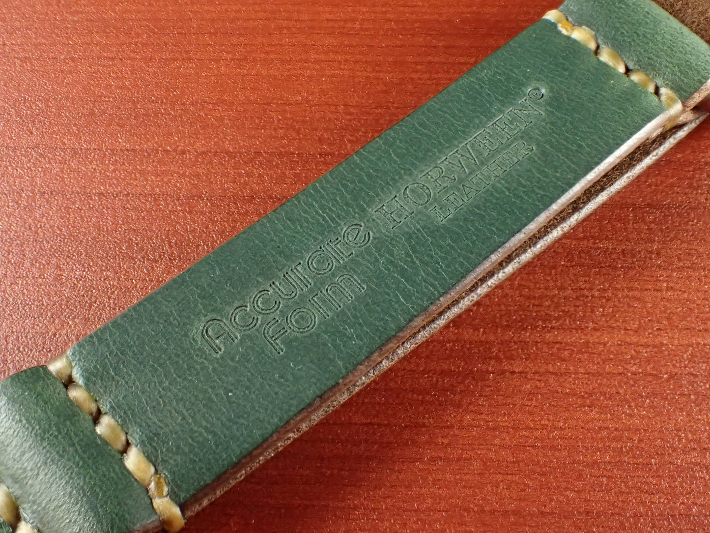 <tc>HORWEEN CHROMEXCEL NATO Type Strap Made to order (Blue)
</tc>