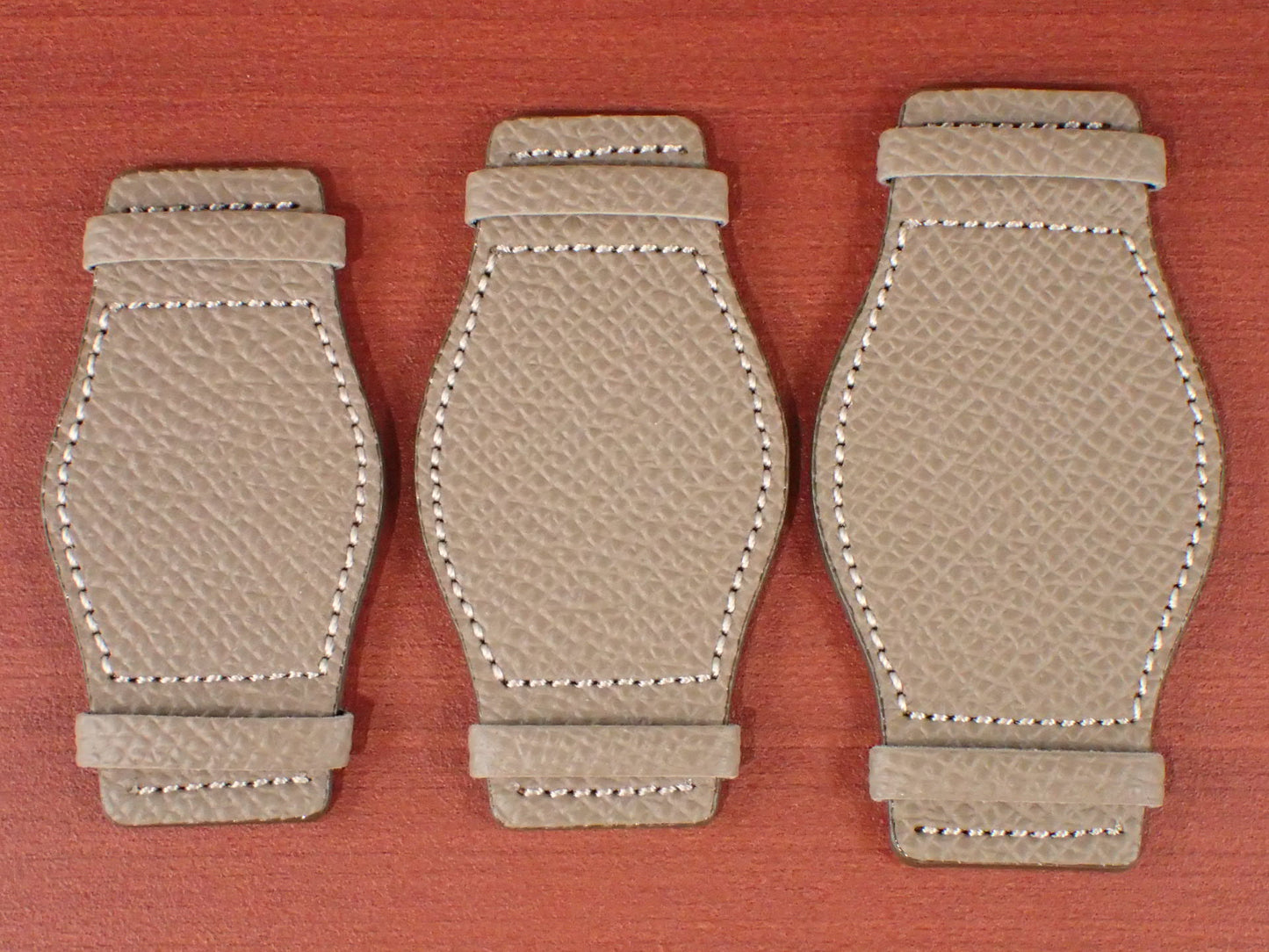 <tc>Pad HAAS Derby French Embossed calf (Etoupe)
</tc>