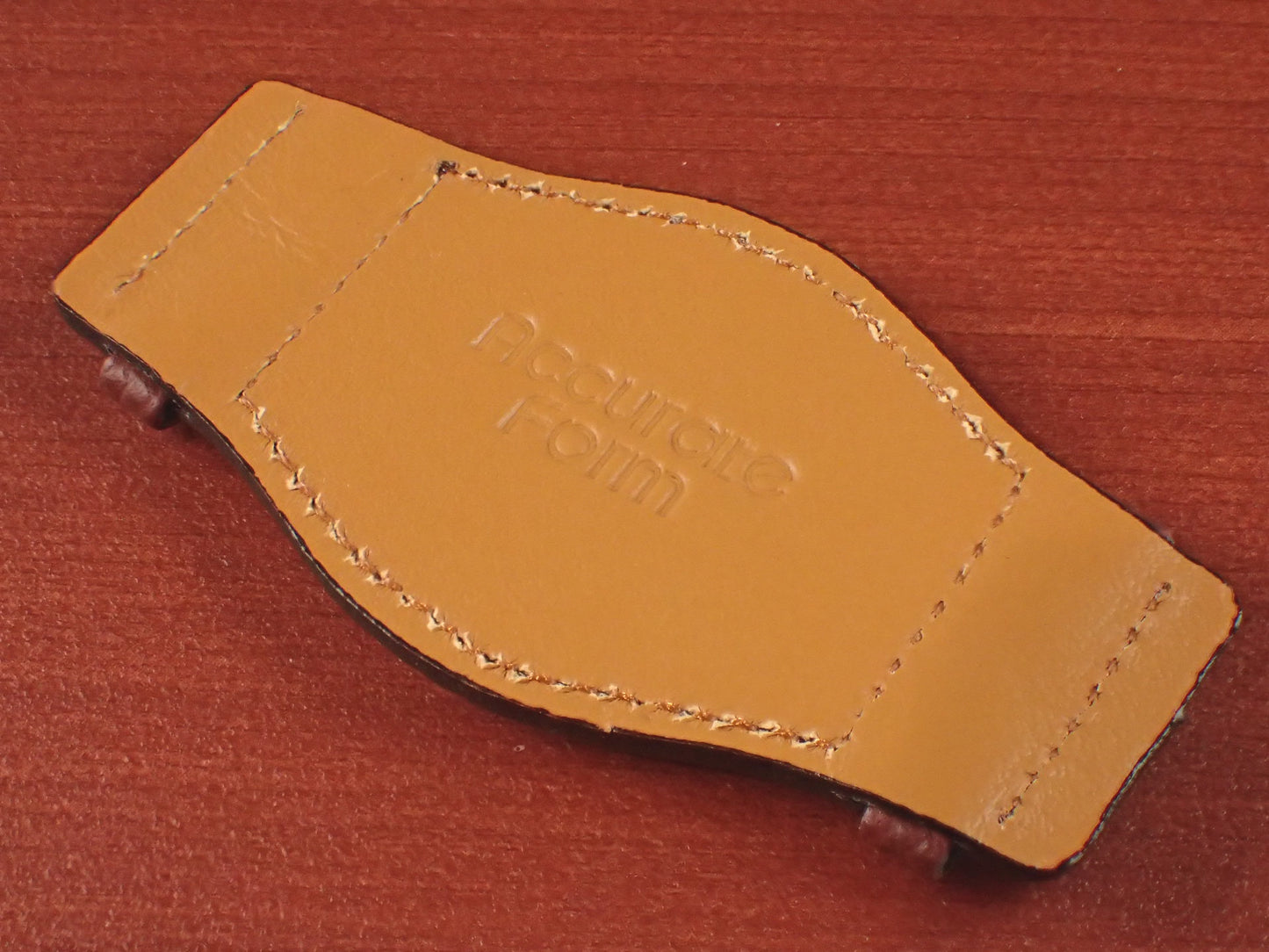 <tc>Pad HAAS Derby French Embossed calf (Rouge Brick)
</tc>