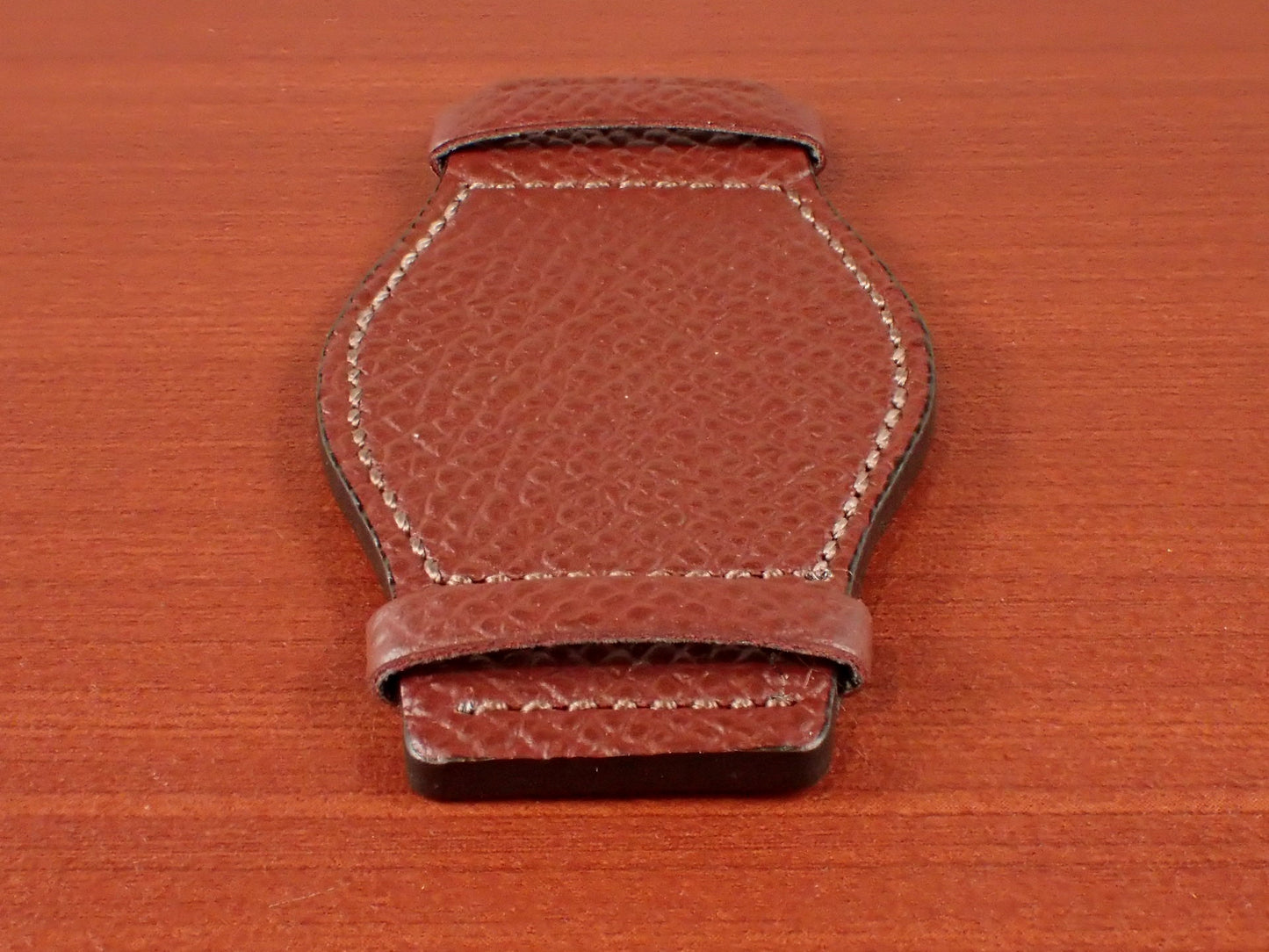 <tc>Pad HAAS Derby French Embossed calf (Rouge Brick)
</tc>