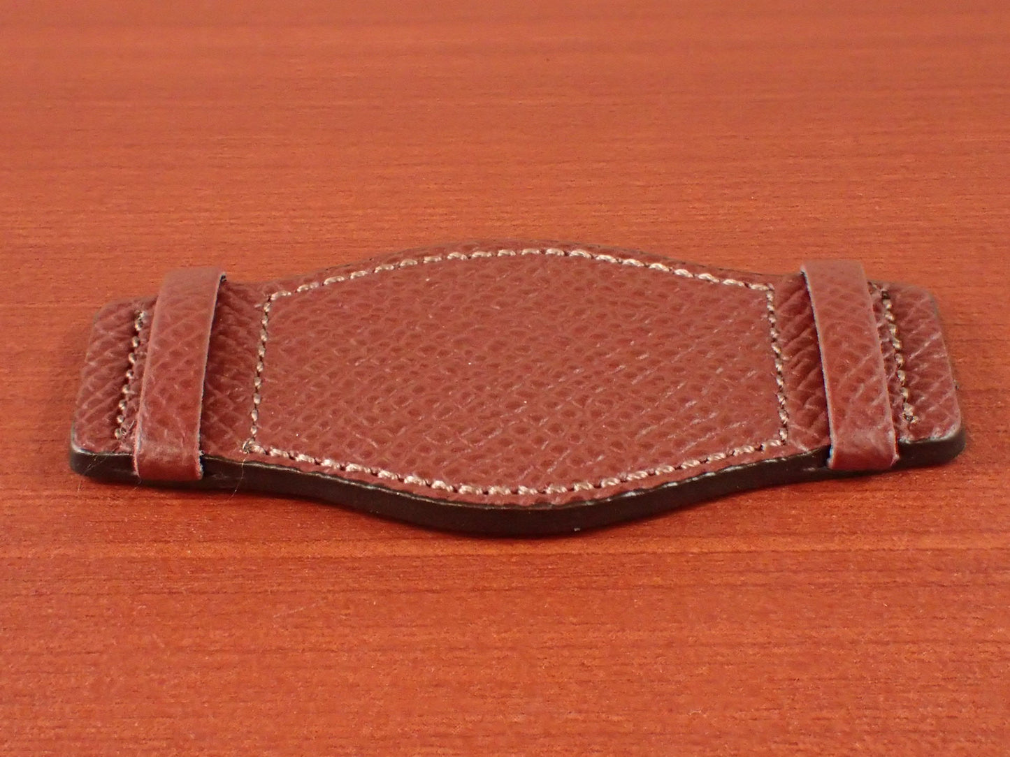 <tc>Pad HAAS Derby French Embossed calf (Rouge Brick)
</tc>