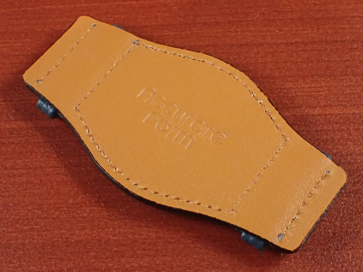 <tc>Pad HAAS Derby French Embossed calf (Blue Legion)
</tc>