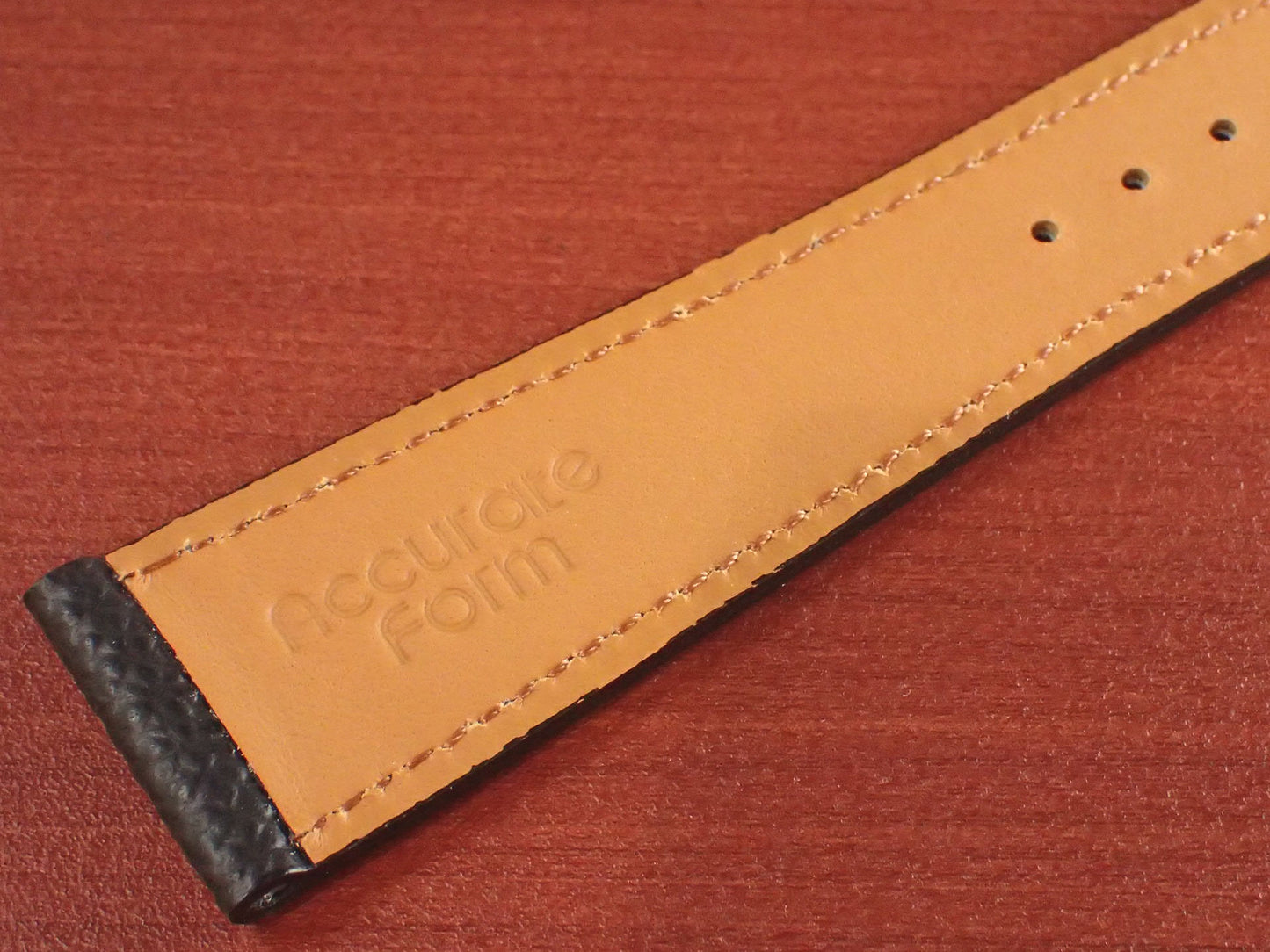 <tc>HAAS Derby French Embossed calf STRAP (Black)</tc>