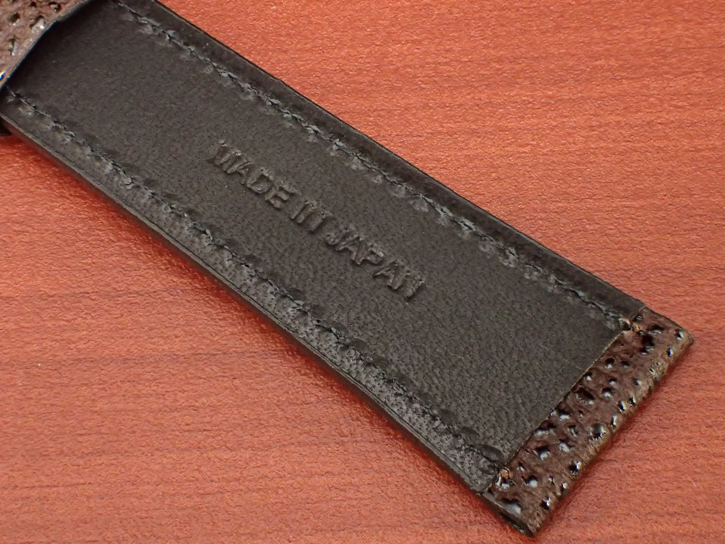 HIMEJI KUROZAN Japanese Cowhide LEATHER STRAP (Brown)