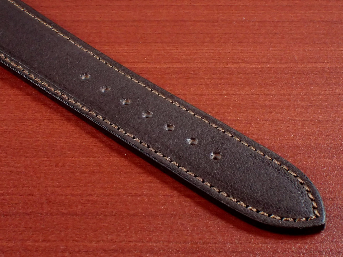 HAAS NOVONAPPA French calf STRAP (Dark Brown)