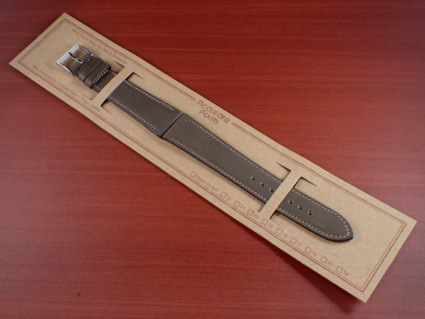 HAAS NOVONAPPA French calf STRAP (Gray)