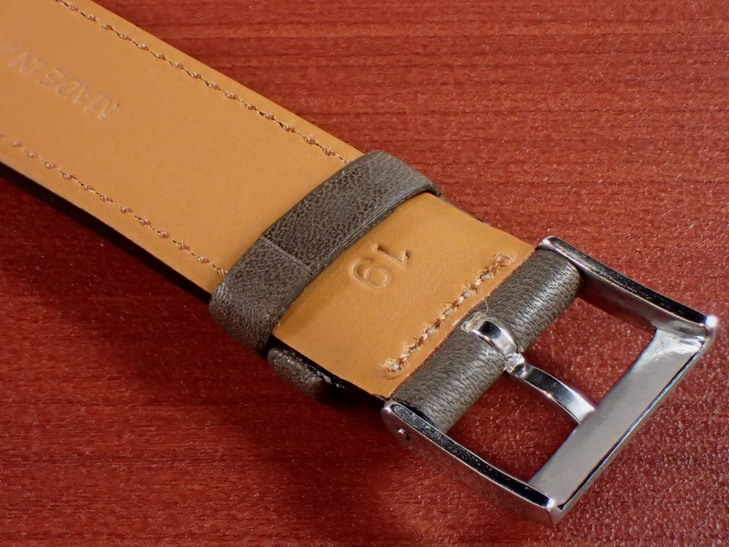 HAAS NOVONAPPA French calf STRAP (Gray)