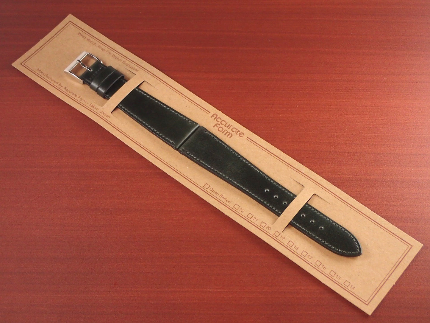 <tc>ILCEA Radica Museum calf Leather Strap (Dark Green)
</tc>