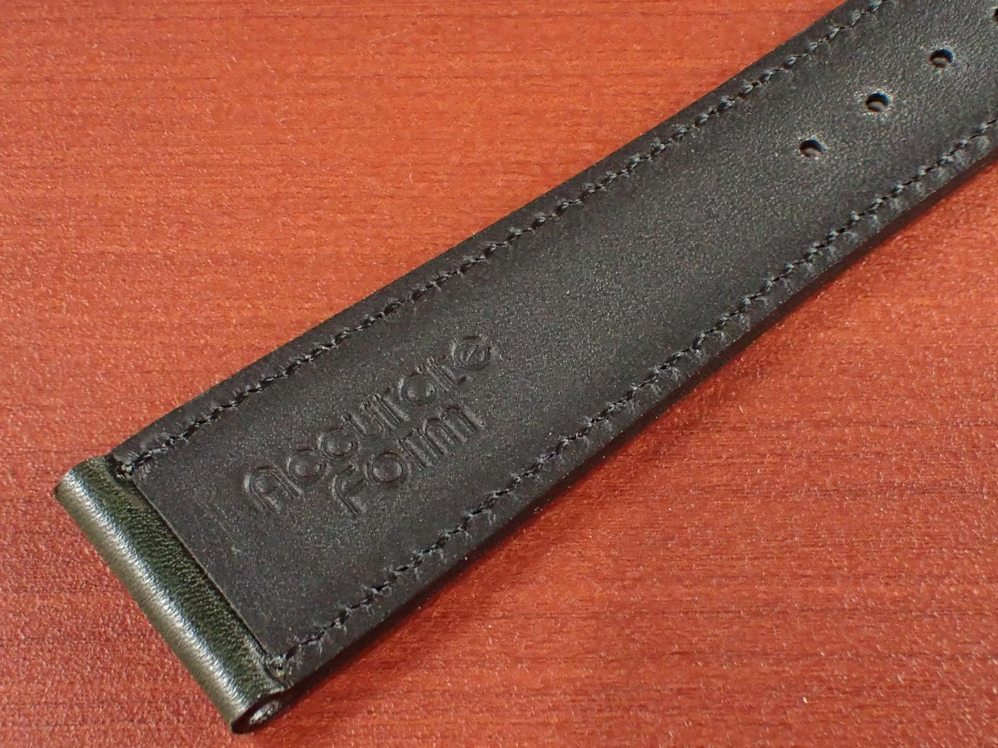 <tc>ILCEA Radica Museum calf Leather Strap (Dark Green)
</tc>