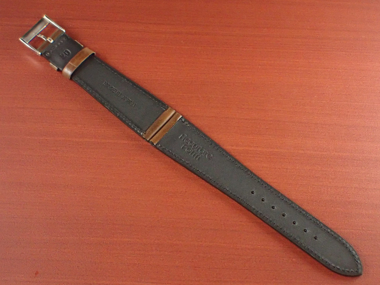 ILCEA Radica Museum calf Leather Strap (Light Brown)