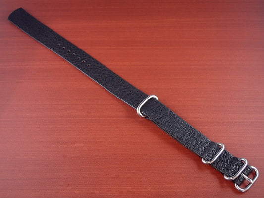 <tc>Japanese Goatskin Leather NATO Type Strap Made to order
</tc>