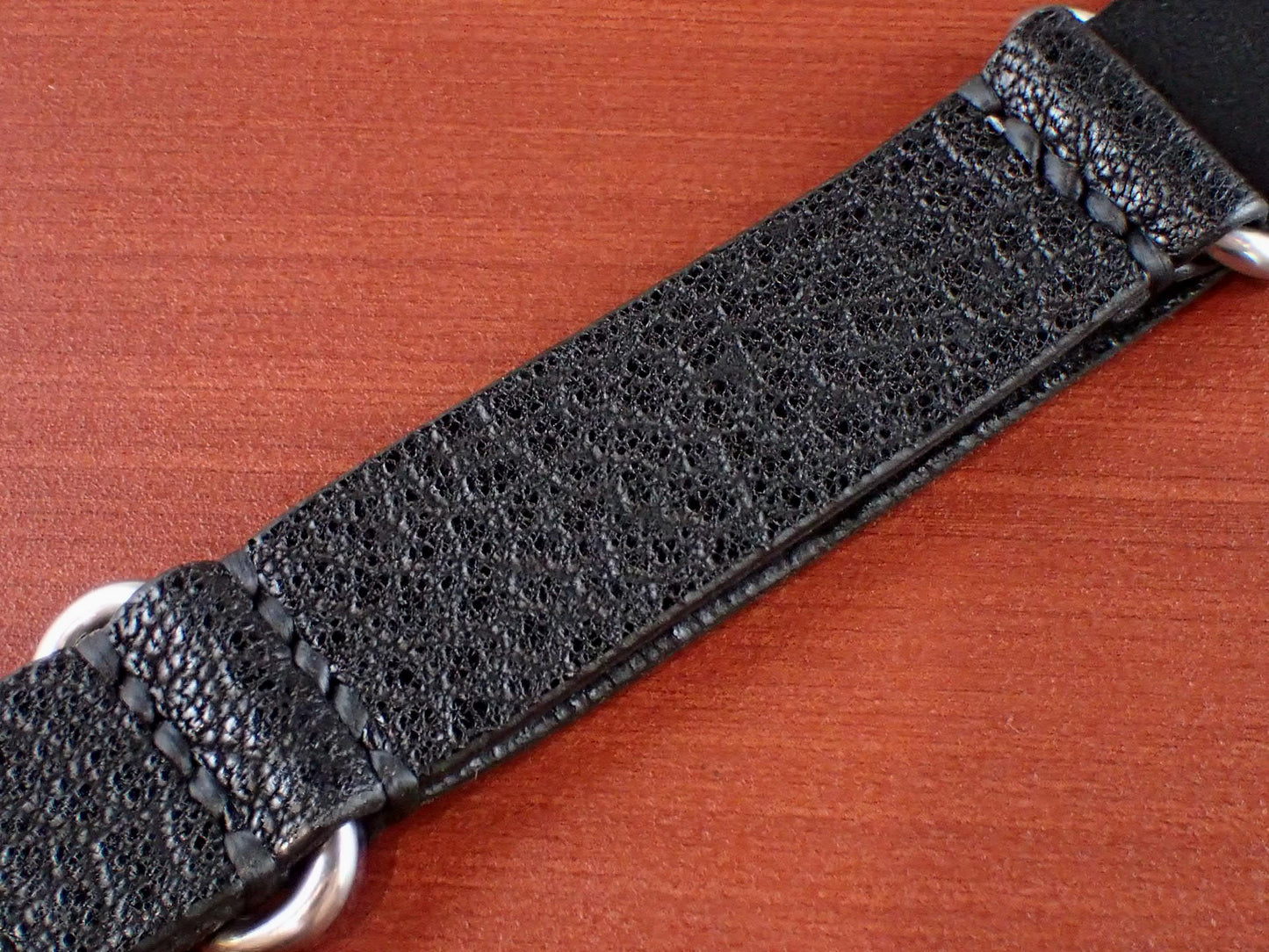 <tc>Japanese Goatskin Leather NATO Type Strap Made to order
</tc>