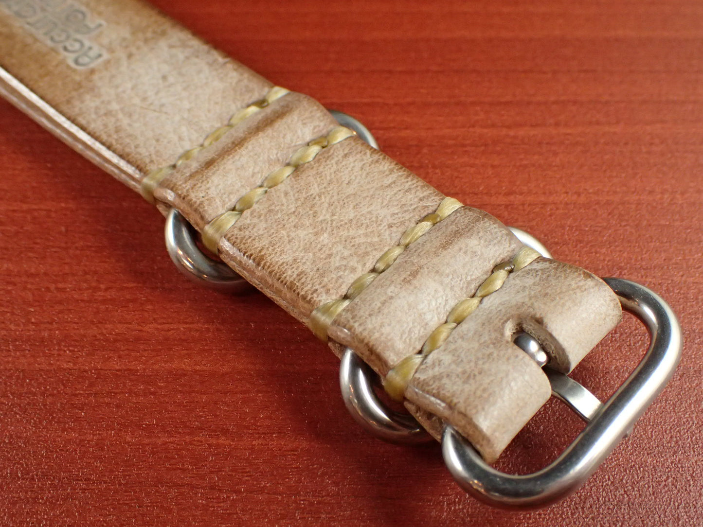 <tc>La Perla Azzura ALASKA NATO Type Strap Made to order  (Natural)
</tc>