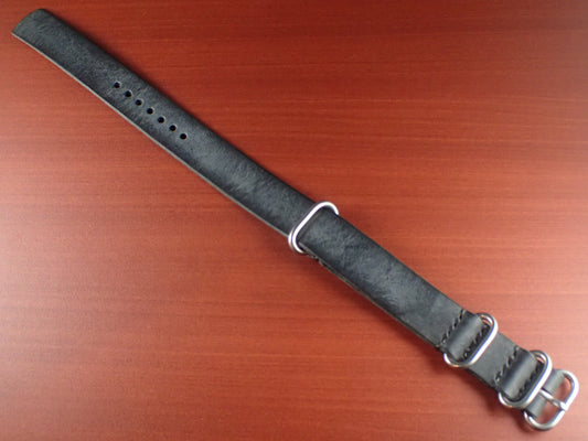 <tc>La Perla Azzura ALASKA NATO Type Strap Made to order (Black)
</tc>