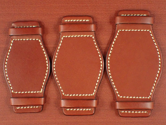 <tc>Leather Pad Lo Stivale BULGARO Shoulder Leather  (Red Brown)</tc>