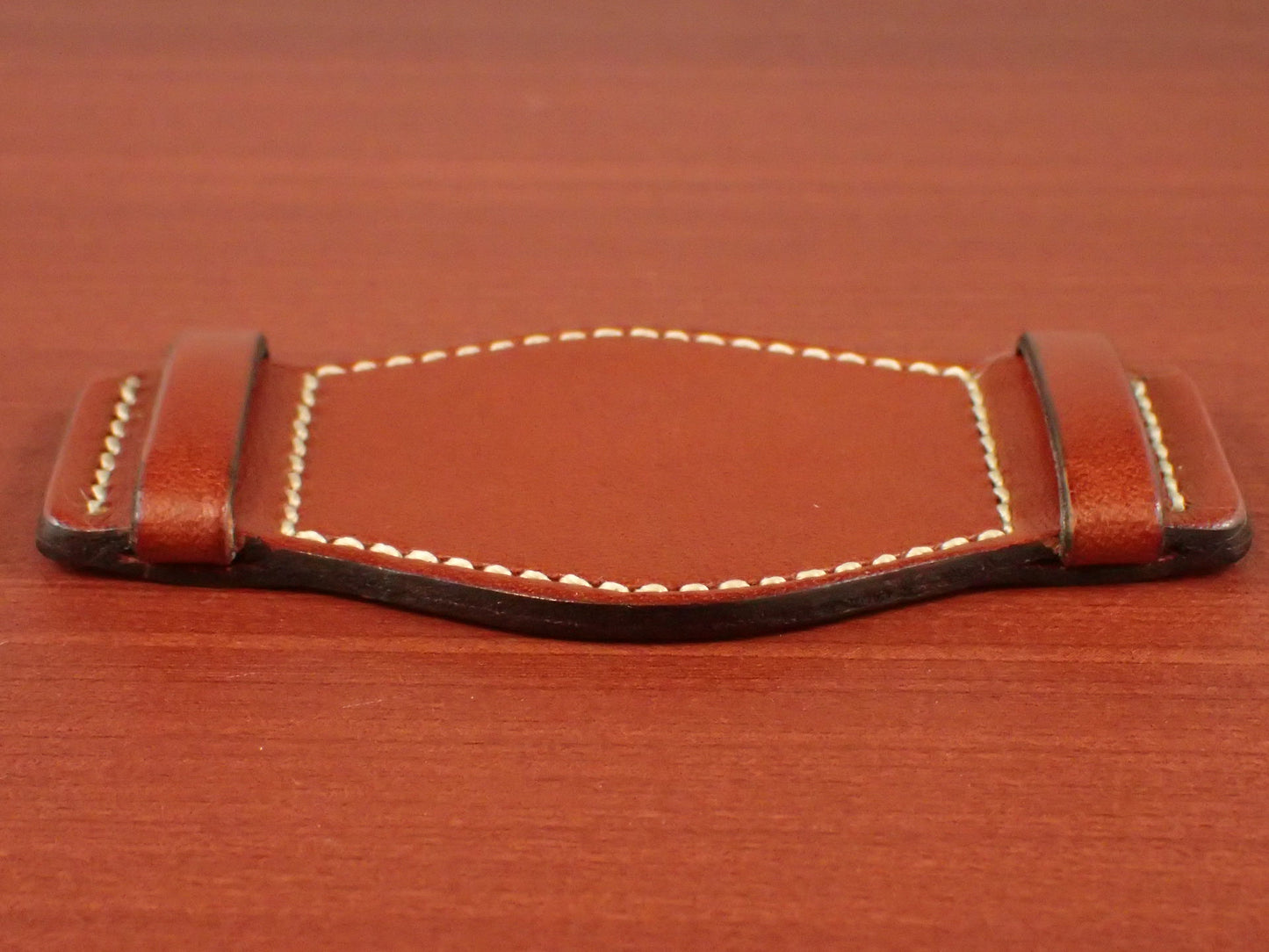<tc>Leather Pad Lo Stivale BULGARO Shoulder Leather (Red Brown)</tc>