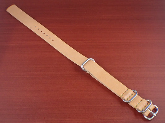 <tc>MARYAM Horse Leather NATO Type Belt Made to Order (Natural)</tc>