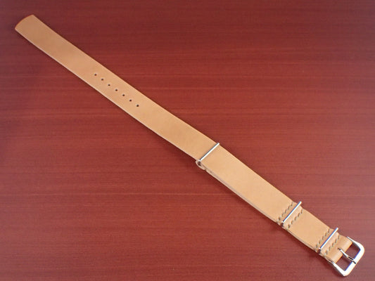 <tc>MARYAM HORSE Leather NATO G10 Belt Made to Order (Natural)</tc>