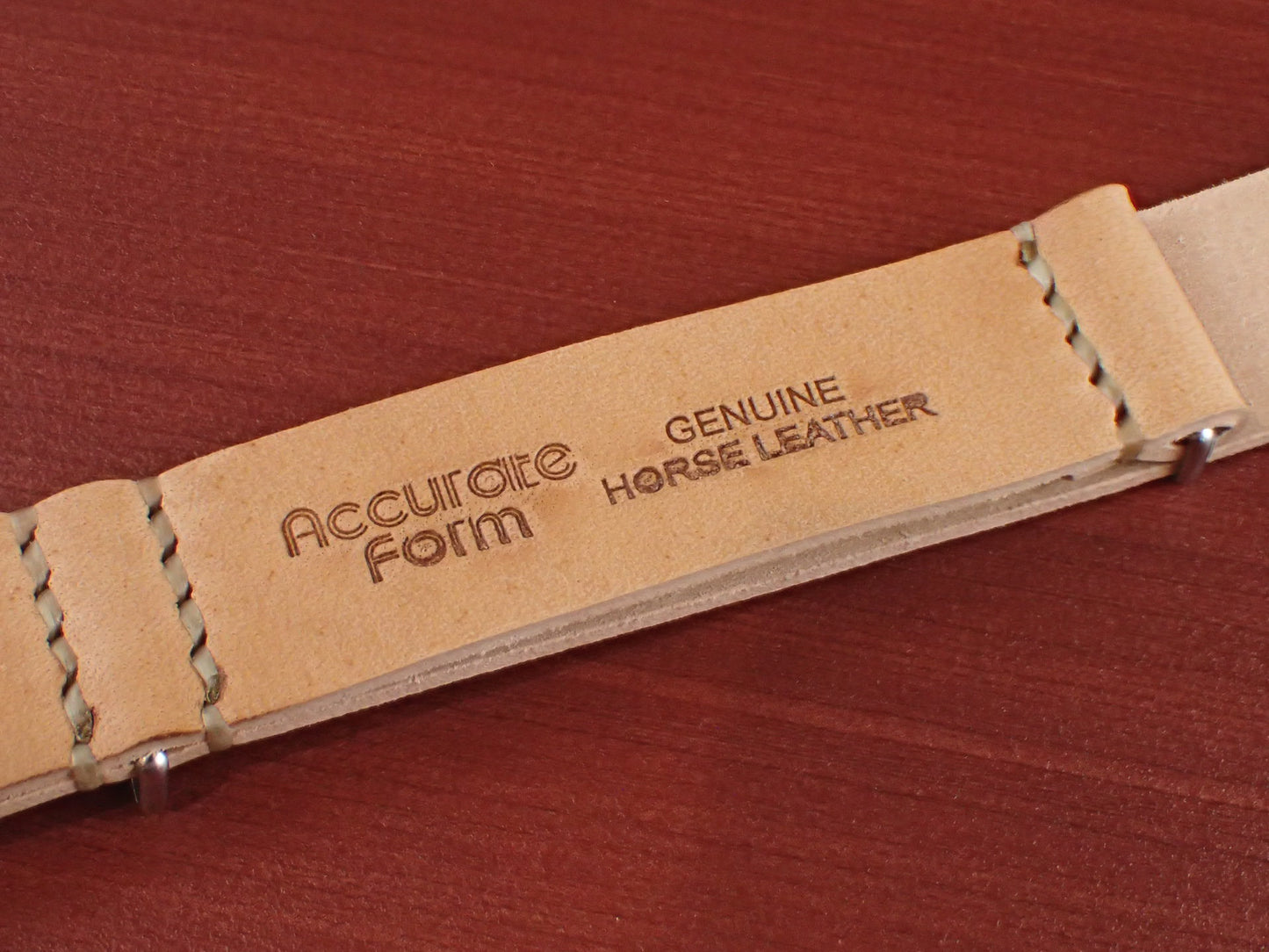 <tc>MARYAM HORSE Leather NATO G10 Belt Made to Order (Natural)</tc>