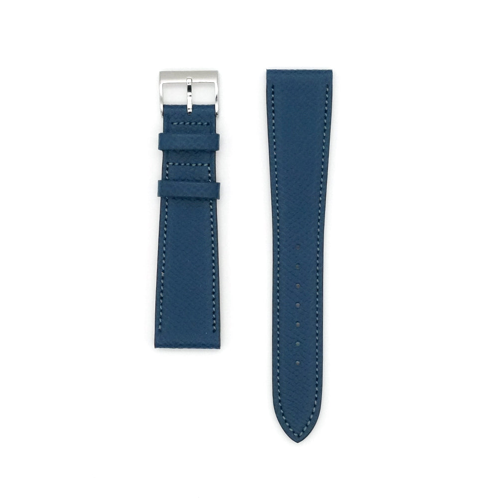 HAAS Derby French Embossed calf STRAP (Blue Legion)