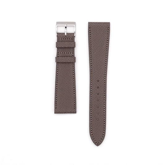<tc>HAAS Derby French Embossed calf STRAP (Etain)</tc>